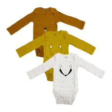 Fox & Bunny Baby Bodysuit Multi 3pcs pack L-74C